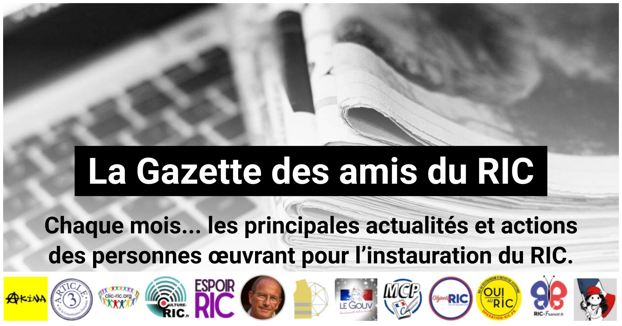 Lancement de La Gazette des Amis du RIC et d’une BD