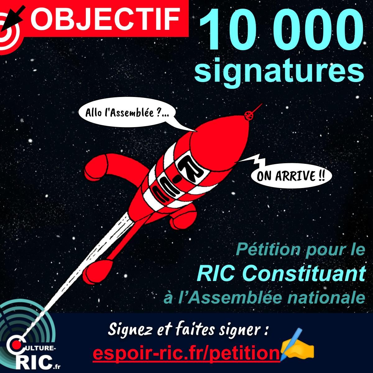 Déjà 7000 signatures pour le RIC constituant