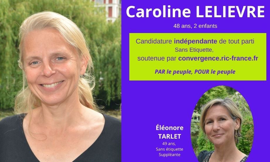 Législatives: Caroline Lievre candidate pour le RIC et indépendante de tout parti (Seine Maritime, Le Havre)