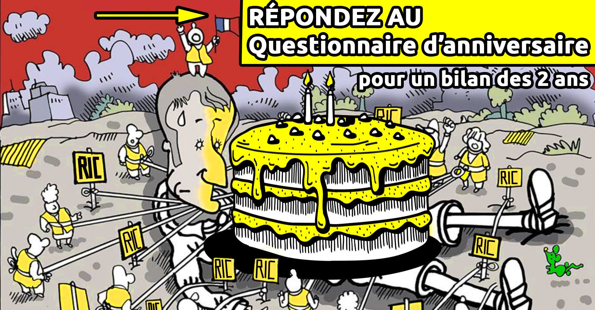 Qu'aurait-il fallu faire pour obtenir le RIC ? Questionnaire Gilet Jaune bilan des 2 ans